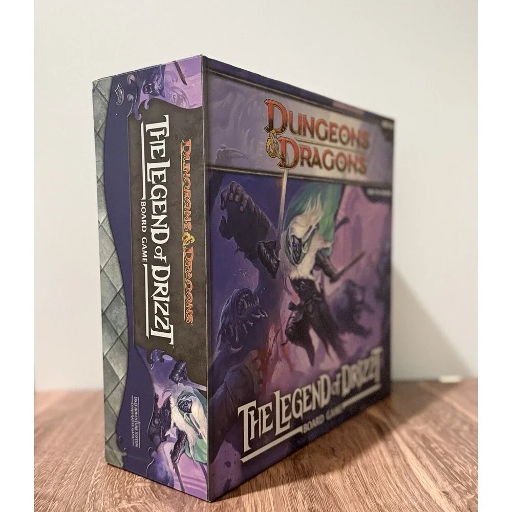 Dungeons & Dragons The Legend of Drizzt Fantasy Board Game, 1-5P, Ages 12+